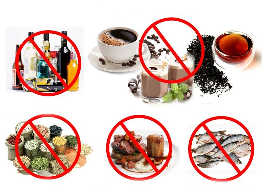 forbidden food for gout