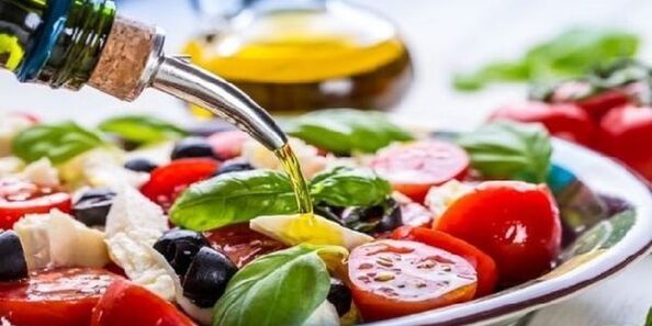 Be sure to use olive oil when preparing Mediterranean dishes.