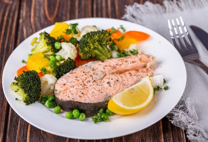Pair fish with vegetables