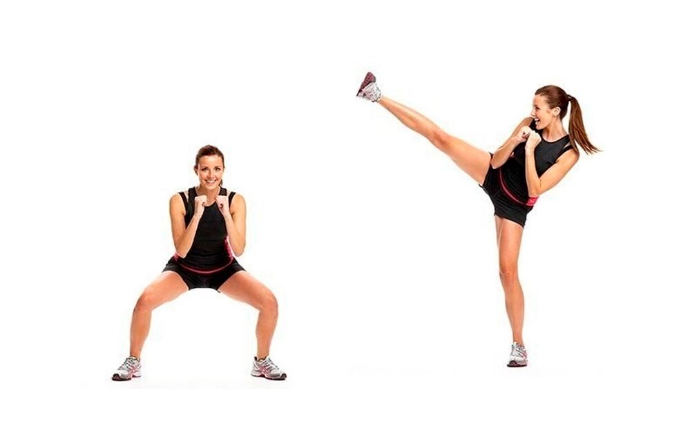 Swing squats for thin legs